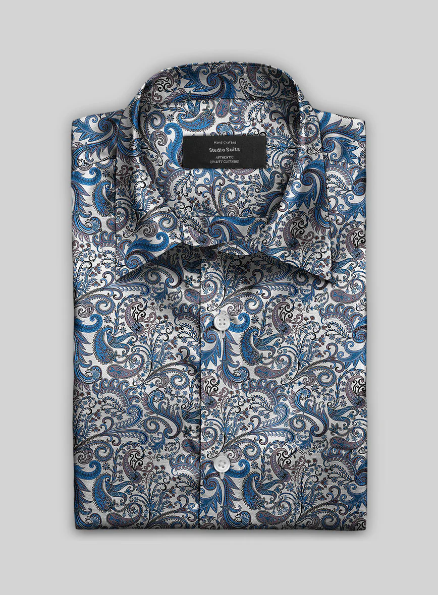 Severino Silk Cotton Shirt - Image 3