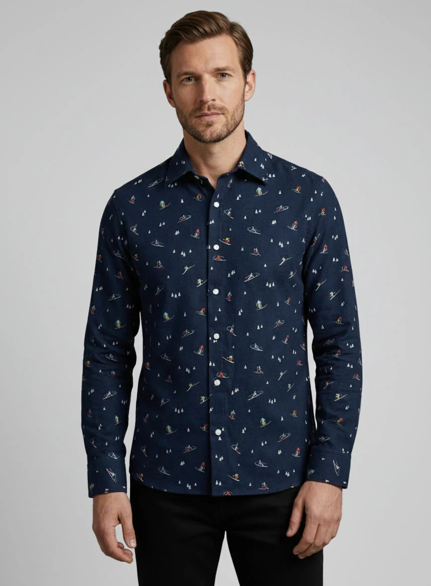Ski Run Cotton Shirt