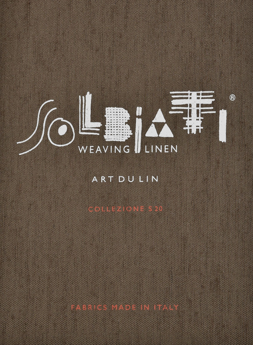 Solbiati Art Du Lin Green Linen Suit - Image 7