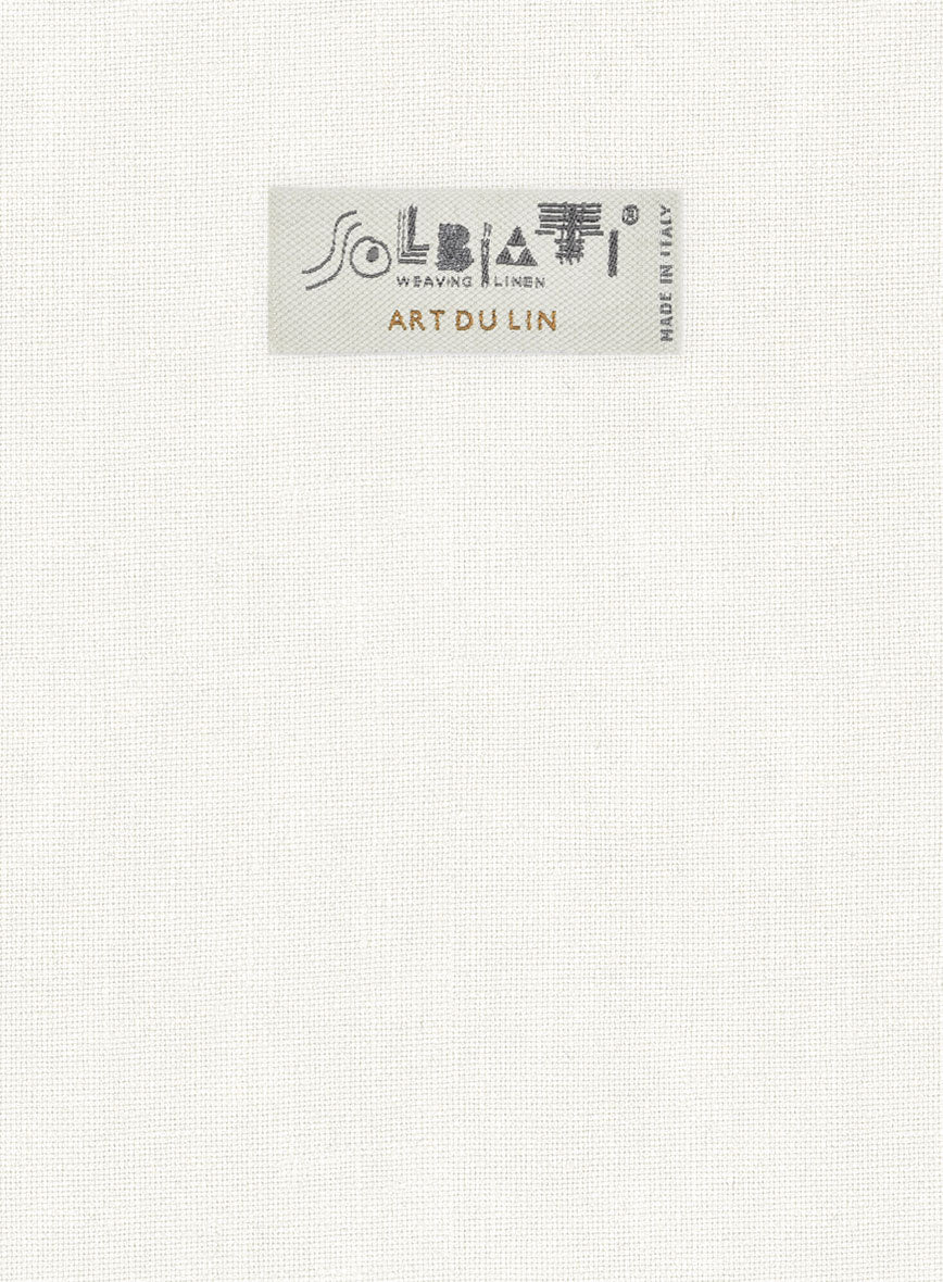 Solbiati Art Du Lin Ivory Linen Suit - Image 6