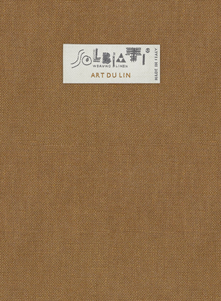 Solbiati Art Du Lin Tan Linen Jacket - Image 2