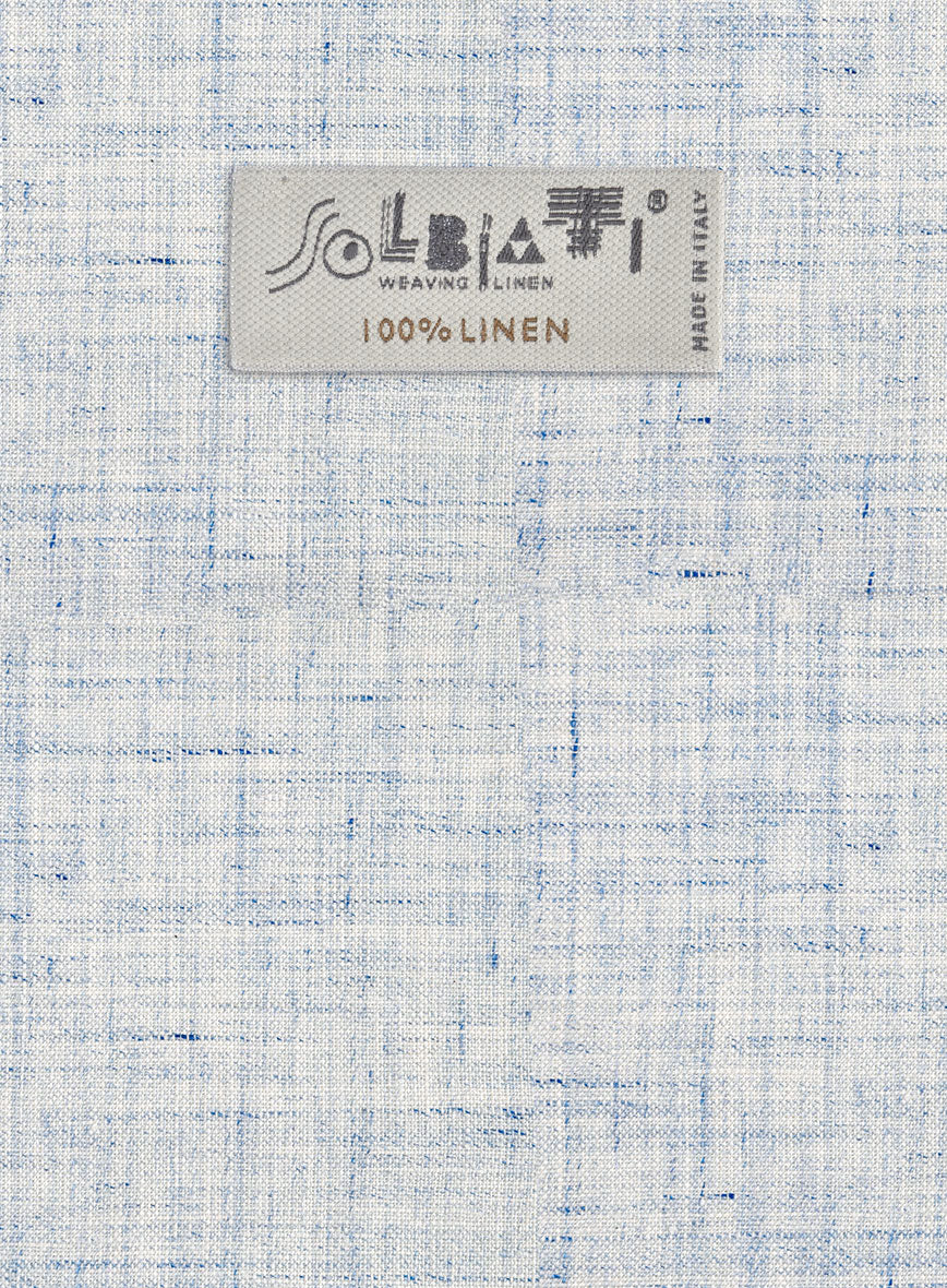 Solbiati Cloudweave Blue Linen Suit - Image 8