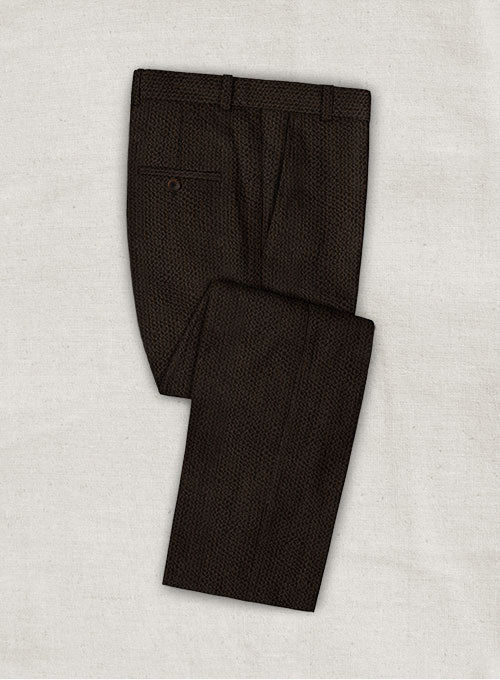 Solbiati Dark Brown Seersucker Suit - Image 4
