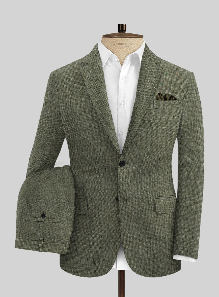 Solbiati Dew Green Linen Suit - Image 2