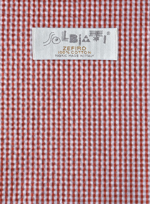 Solbiati Gingham Red Seersucker Jacket - Image 2