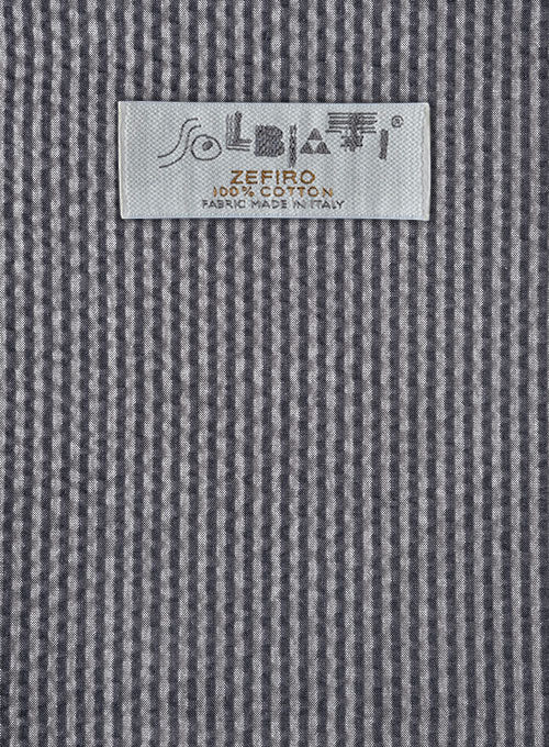 Solbiati Gray Blue Seersucker Jacket - Image 2