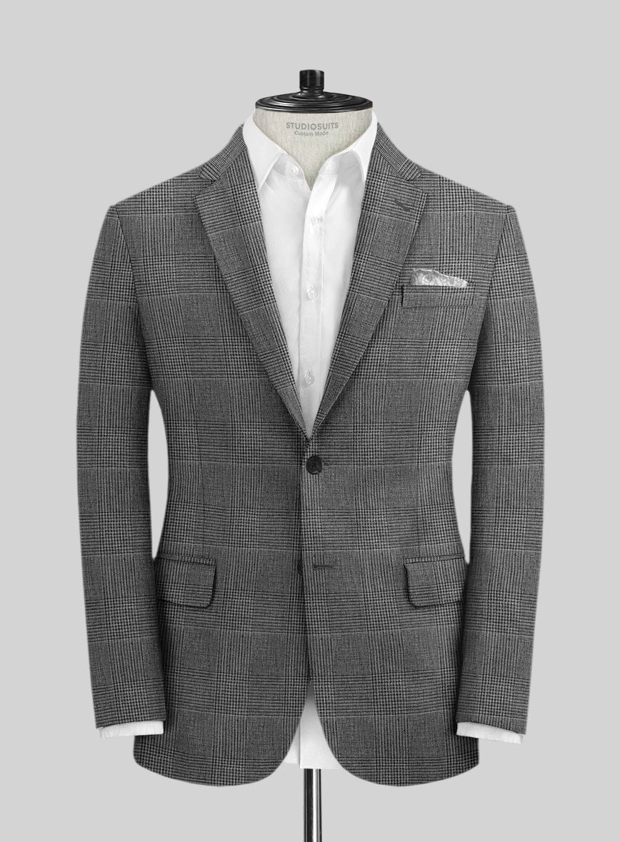 Solbiati Gray Prince Linen Jacket