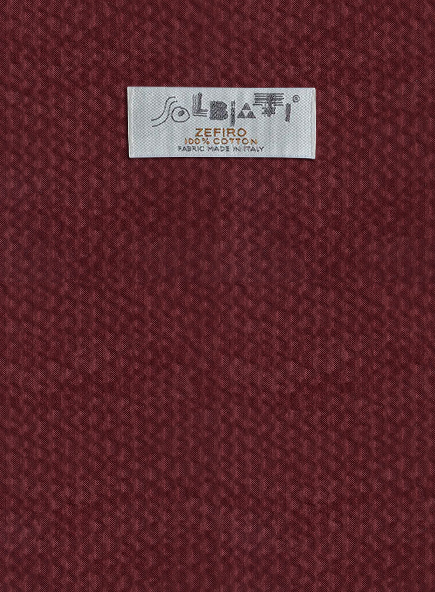 Solbiati Maroon Seersucker Jacket - Image 3