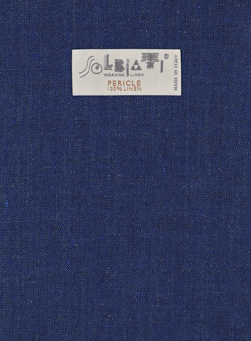 Solbiati Pericle Blue Linen Jacket - Image 3