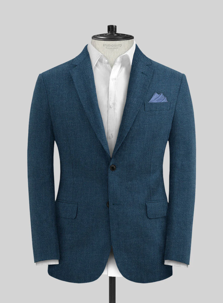 Solbiati Pericle Casa Blue Linen Jacket