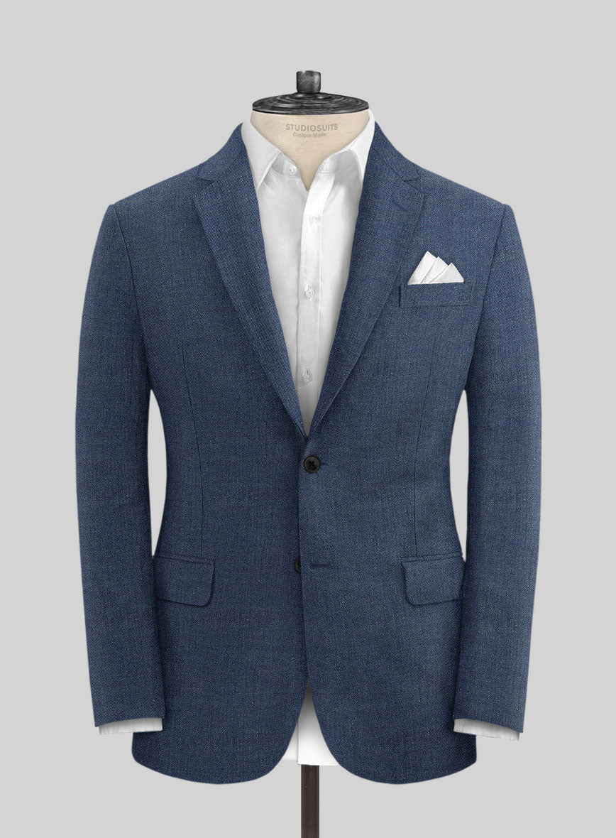 Solbiati Pericle Denim Blue Linen Suit - Image 3