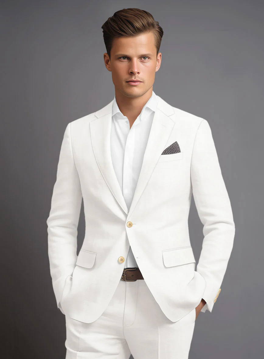 Solbiati Pericle Natural Linen Jacket - Image 2