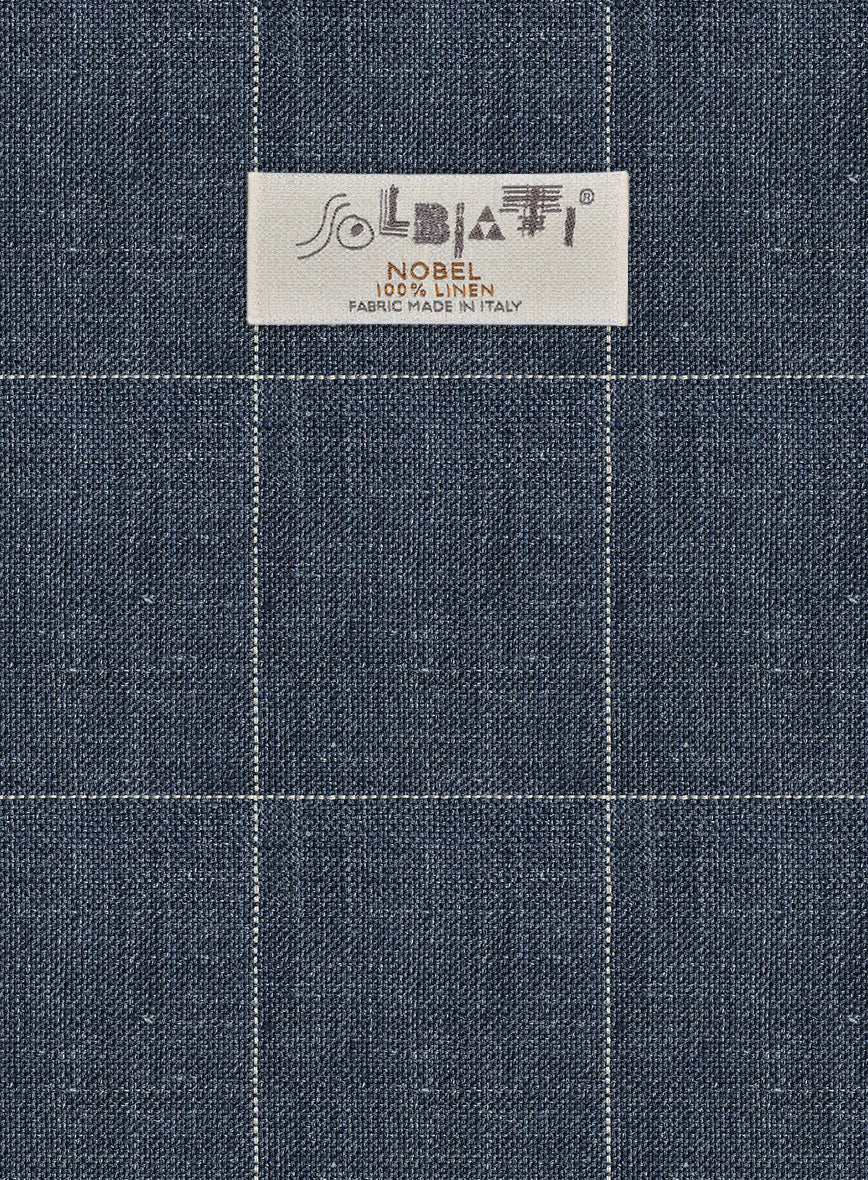 Solbiati Piazza Indigo Linen Suit - Image 5
