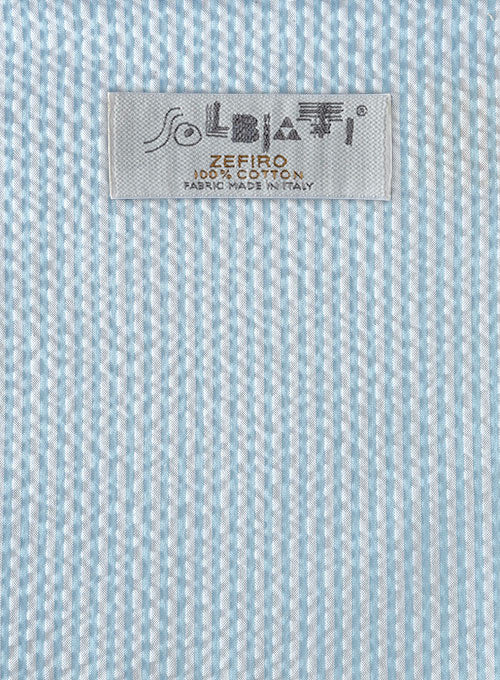 Solbiati Sky Blue Seersucker Suit - Image 2