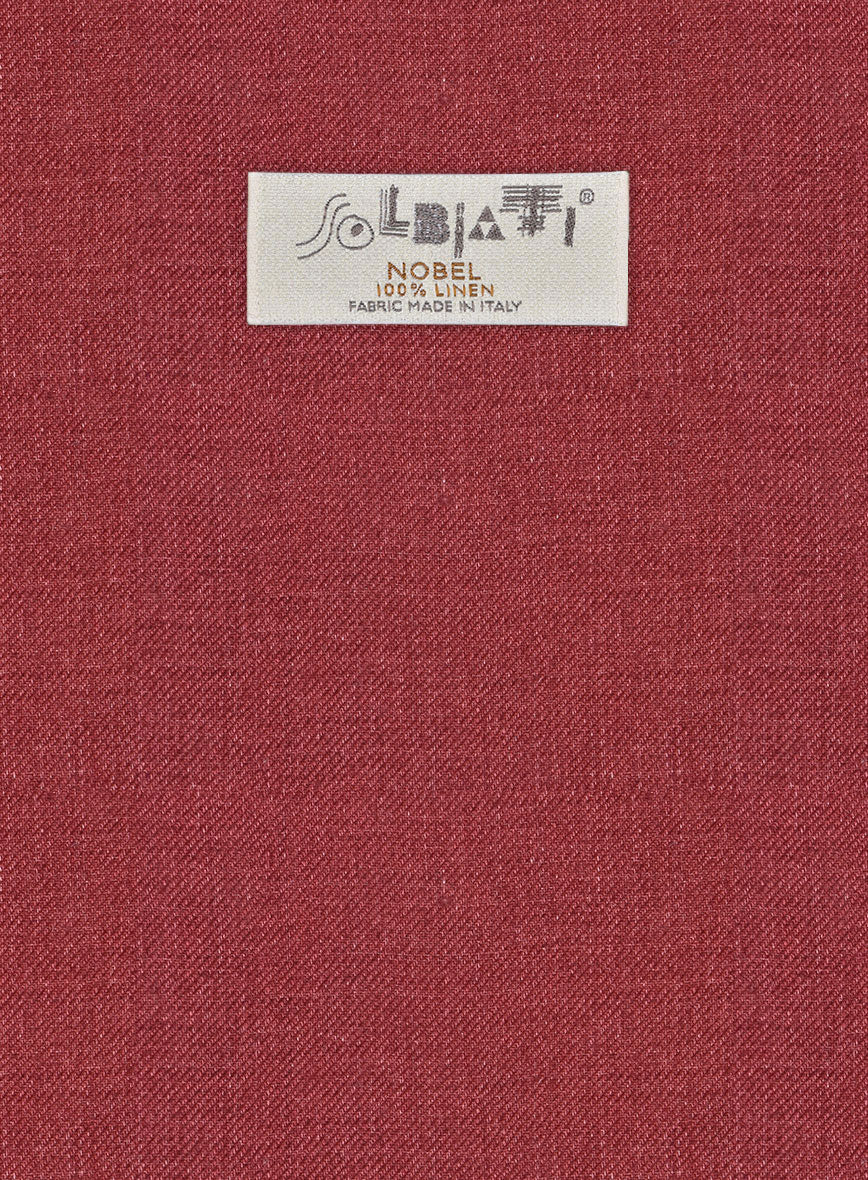 Solbiati Twill Red Linen Suit - Image 6