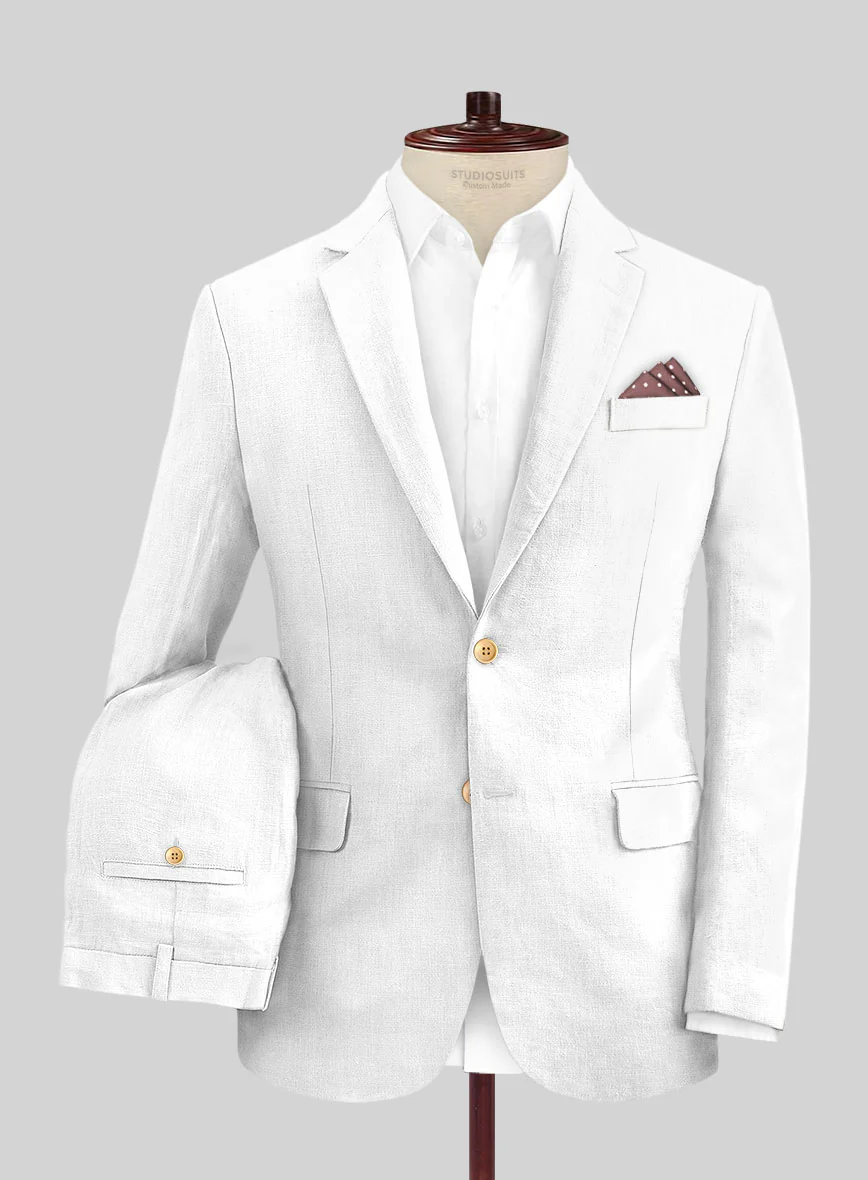 Solbiati White Linen Suit - Image 2
