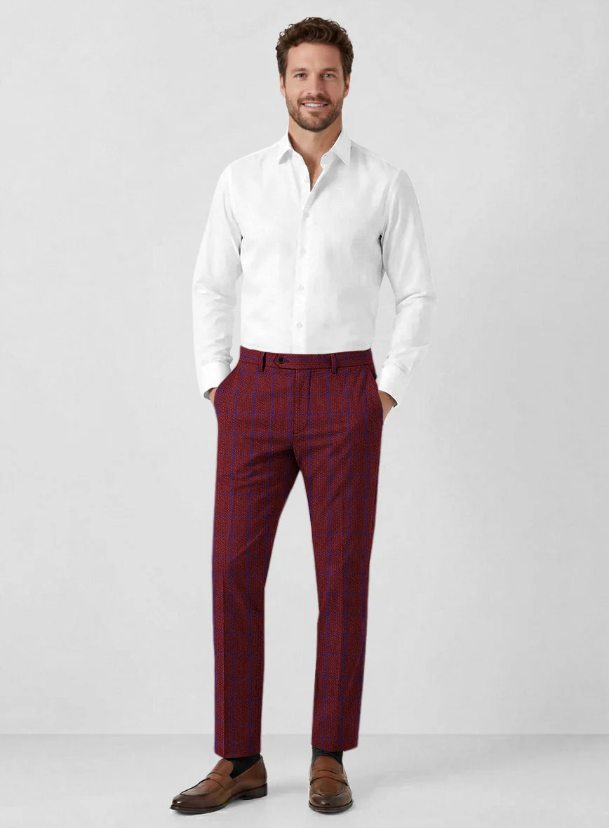 Solbiati Wine Checks Seersucker Suit - Image 7
