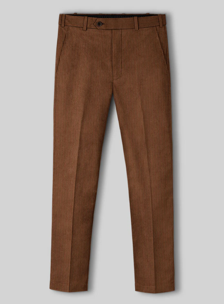 Spring Brown Corduroy Pants