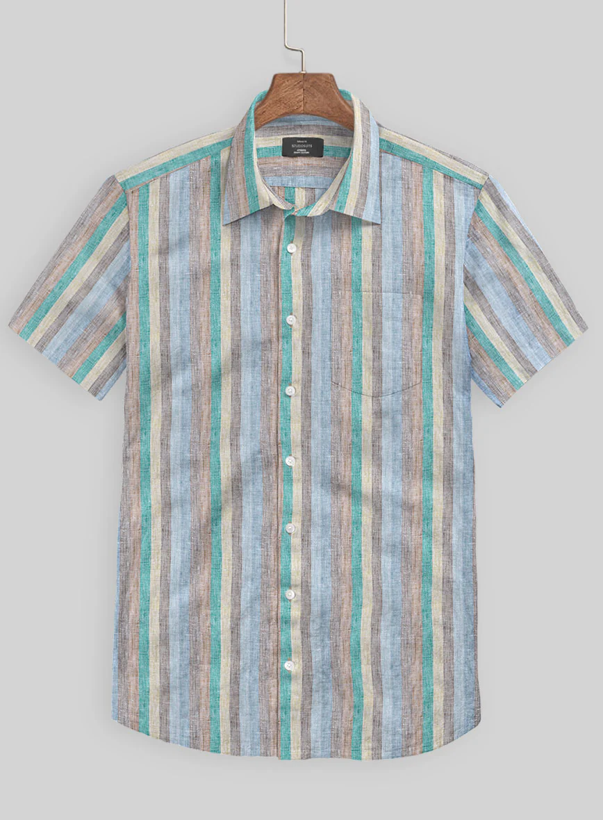 Stavan Stripe Linen Shirt