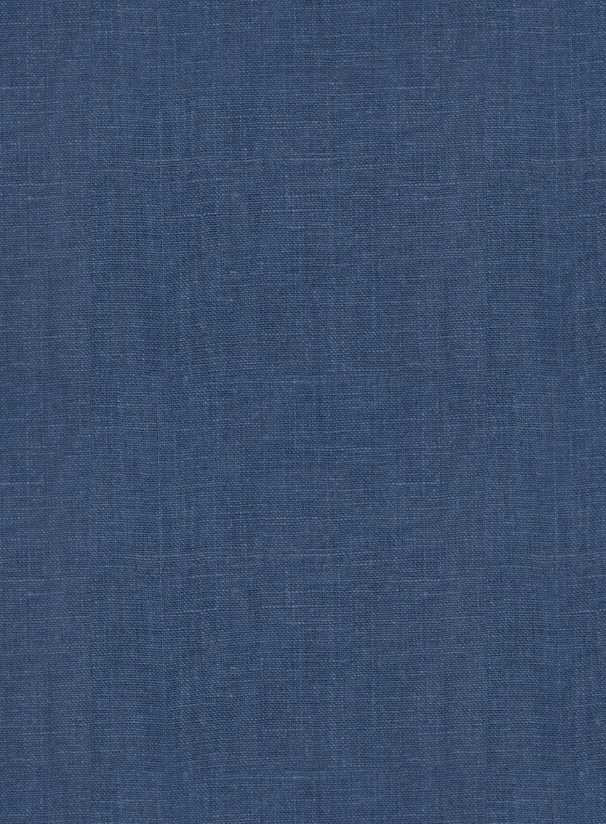 Stone Blue Linen Jacket - Image 3