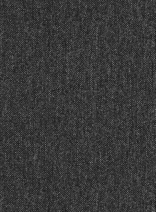 Stone Charcoal Tweed Overcoat - Image 4