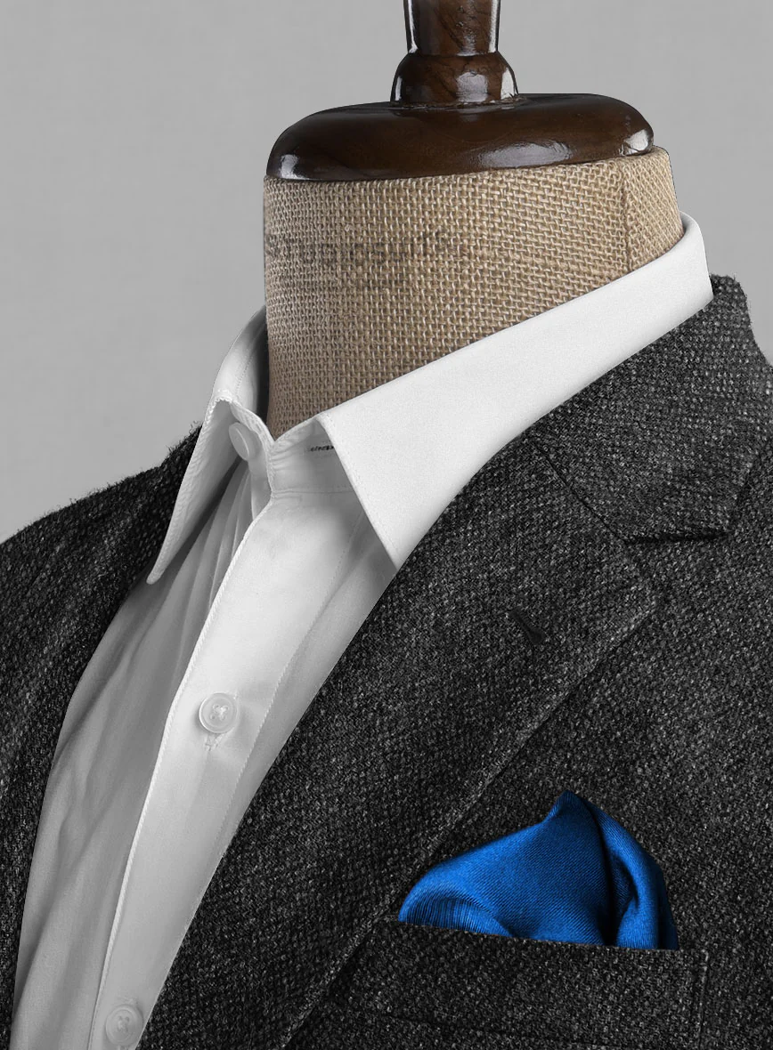Stone Charcoal Tweed Suit - Image 5