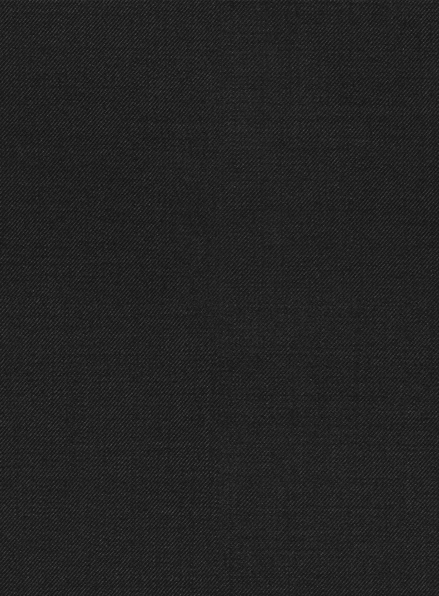 Stretch Black Wool Jacket - Image 3
