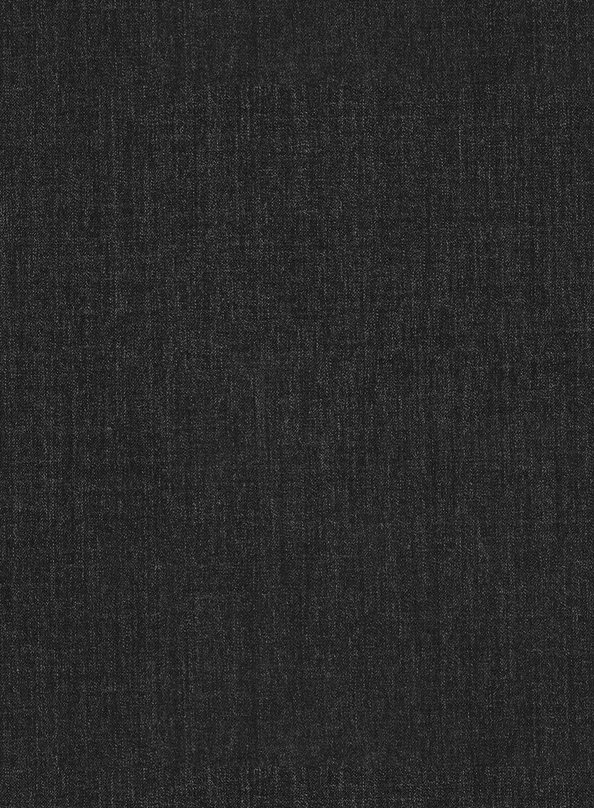 Stretch Charcoal Wool Suit - Image 6