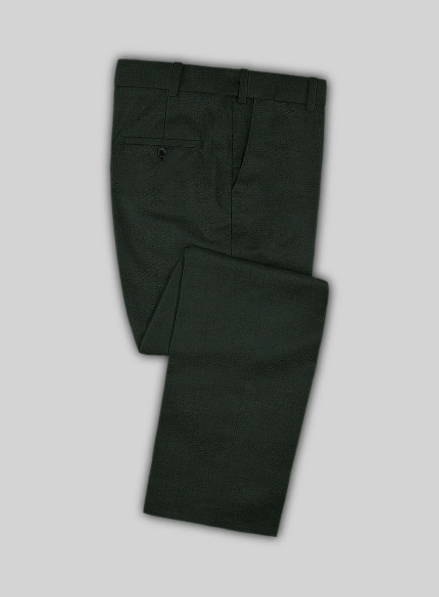Stretch Green Wool Suit - Big & Tall - Image 6