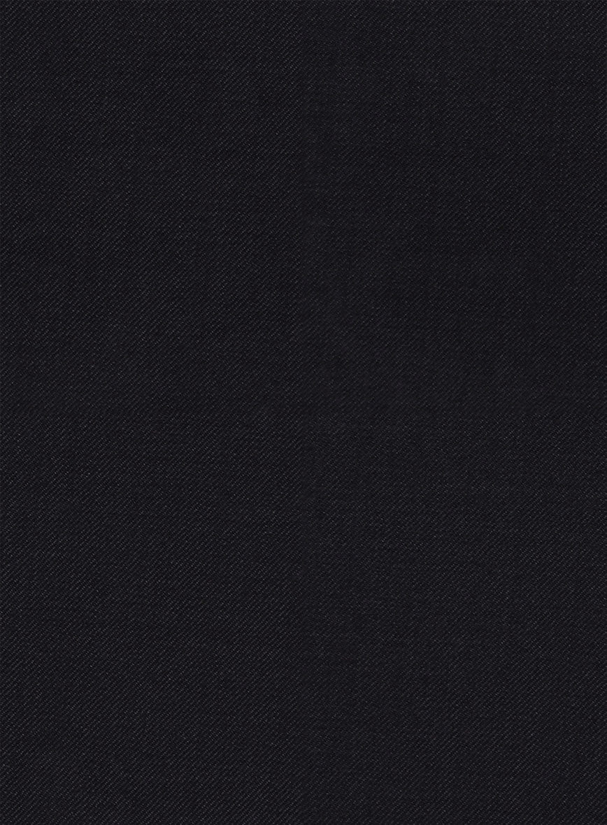 Stretch Midnight Blue Wool Pants - Image 3