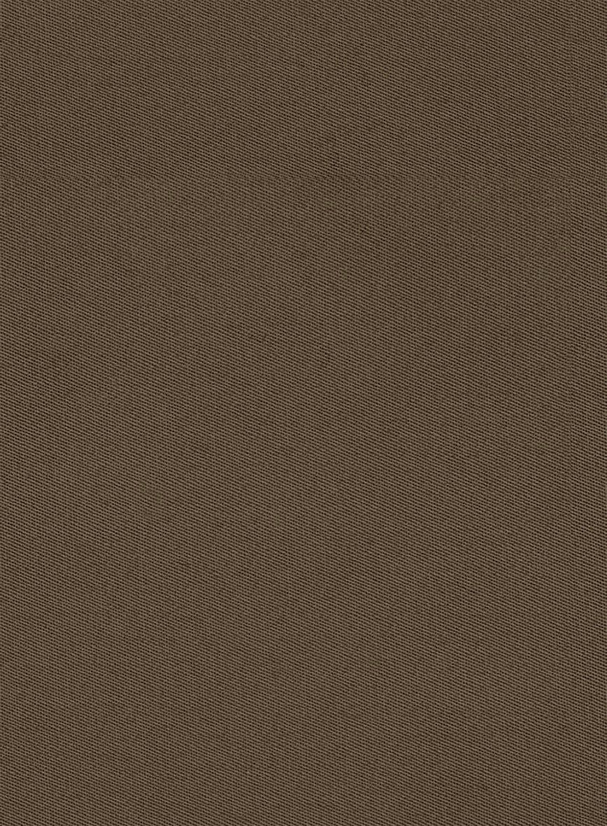 Stretch Summer Brown Chino Pants - Image 4
