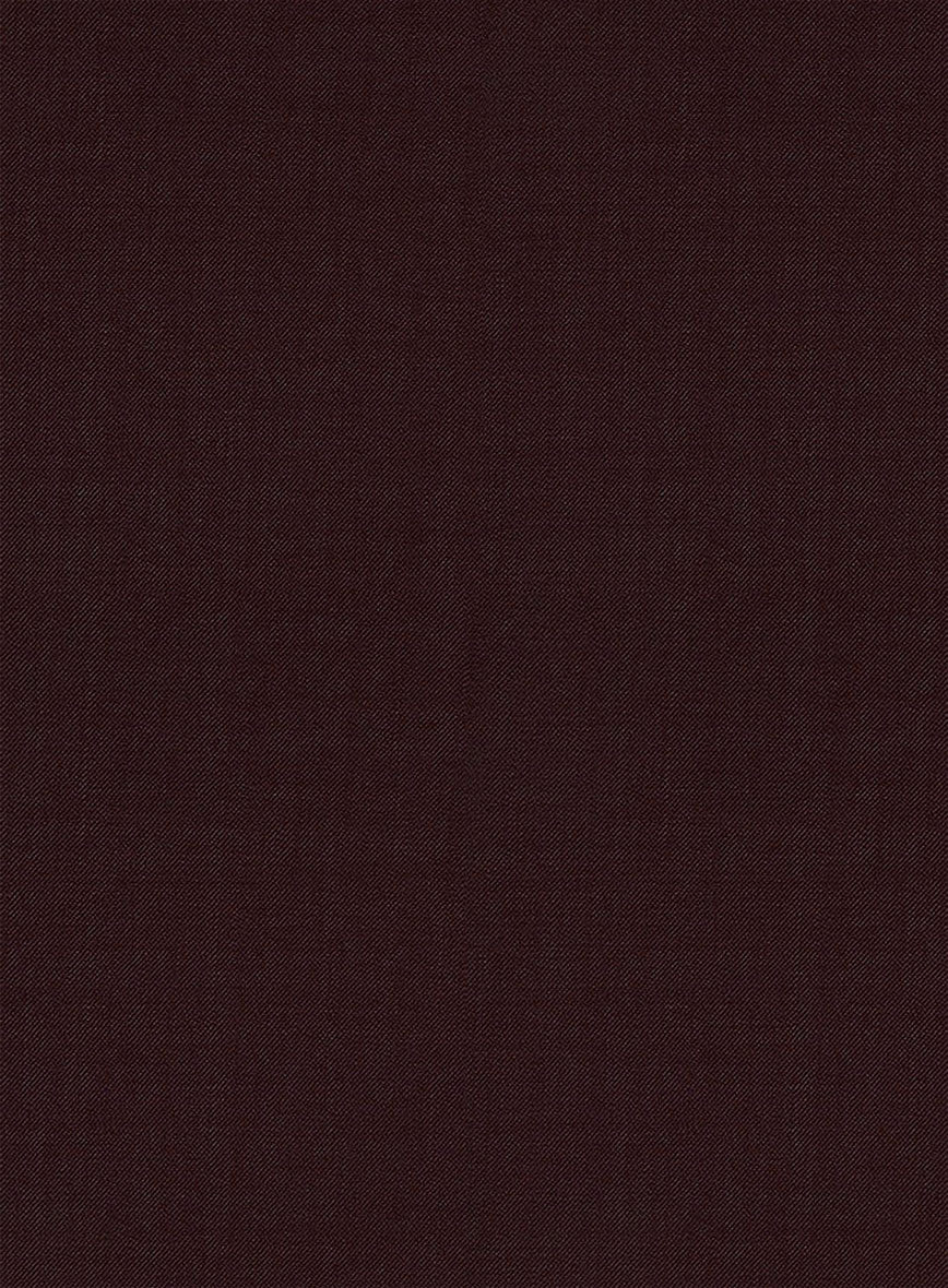 Stretch Wine Wool Jacket - Image 3