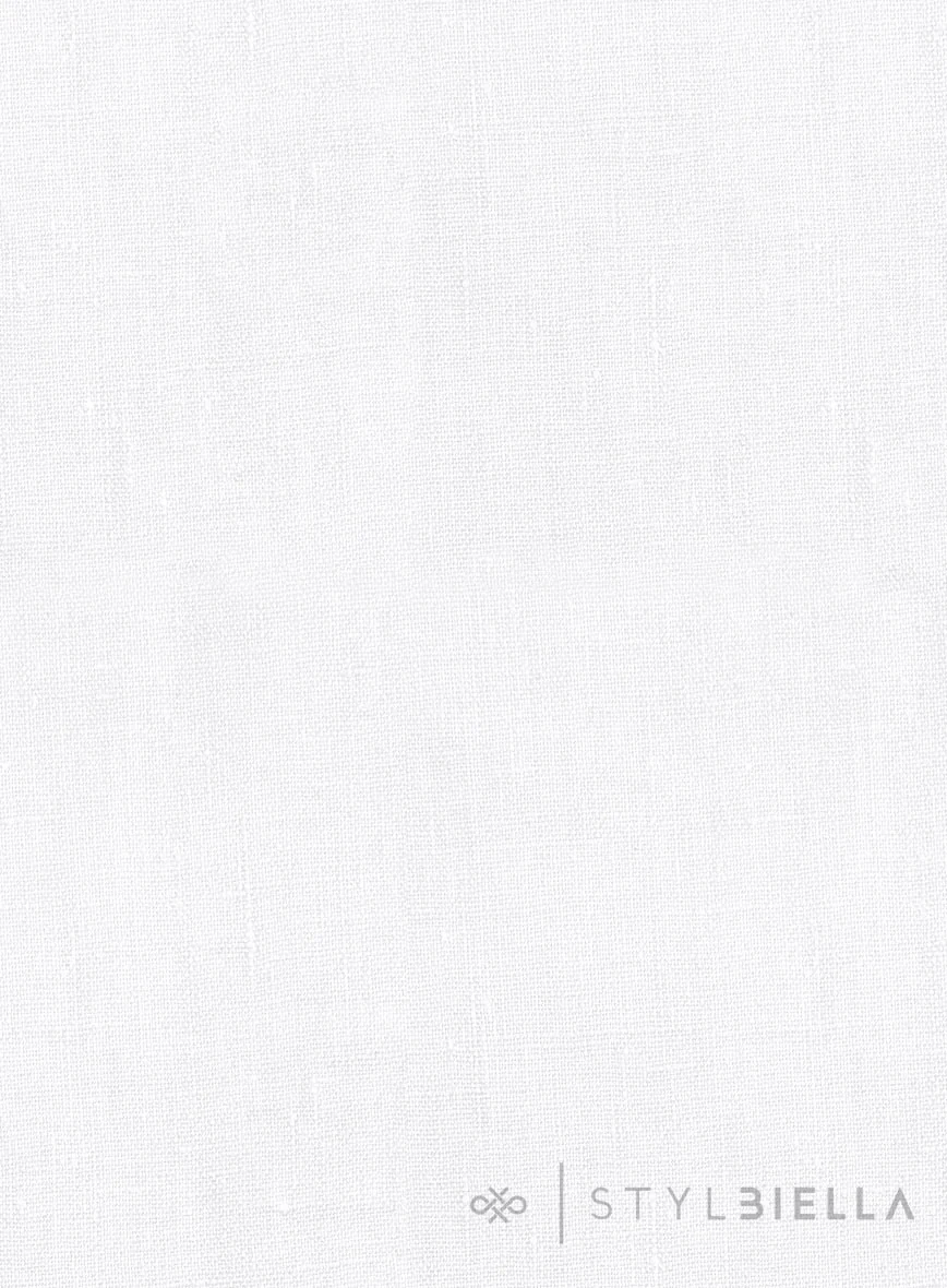 Stylbiella Natural White Linen Jacket - Image 4