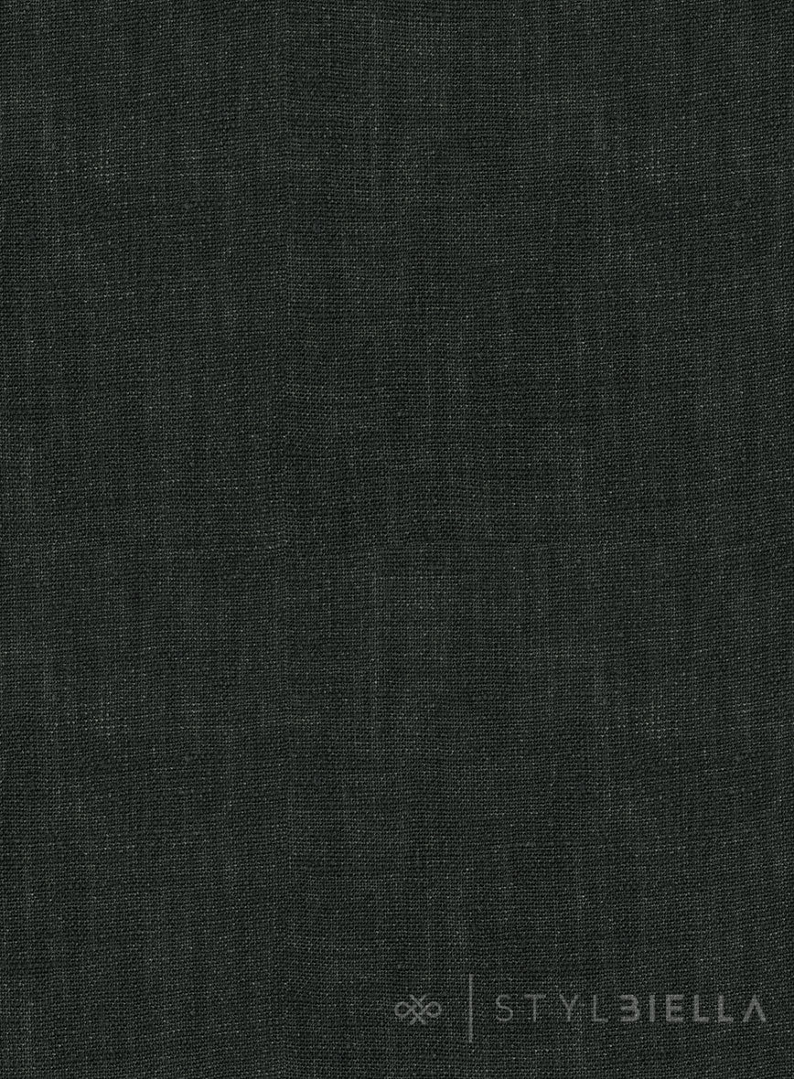 Stylbiella Spring Dark Green Linen Suit - Image 8