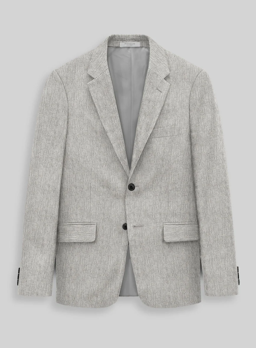 Stylbiella Spring Gray Linen Jacket