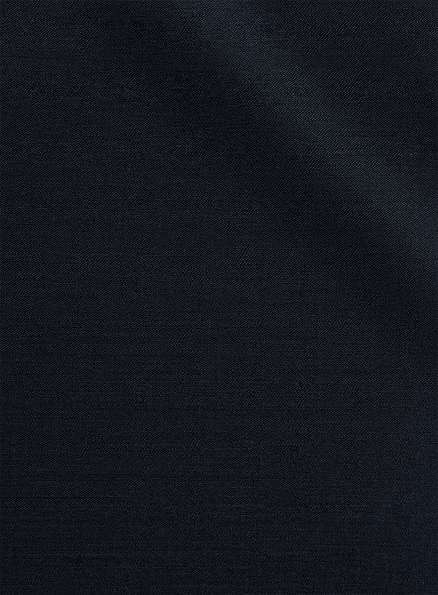 Super Blue Satin Wool Pants - Image 4