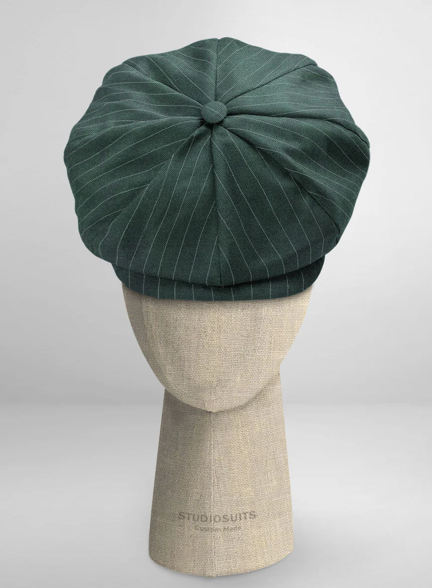 Thomas Shelby Peaky Blinders Green Wool Newsboy Cap
