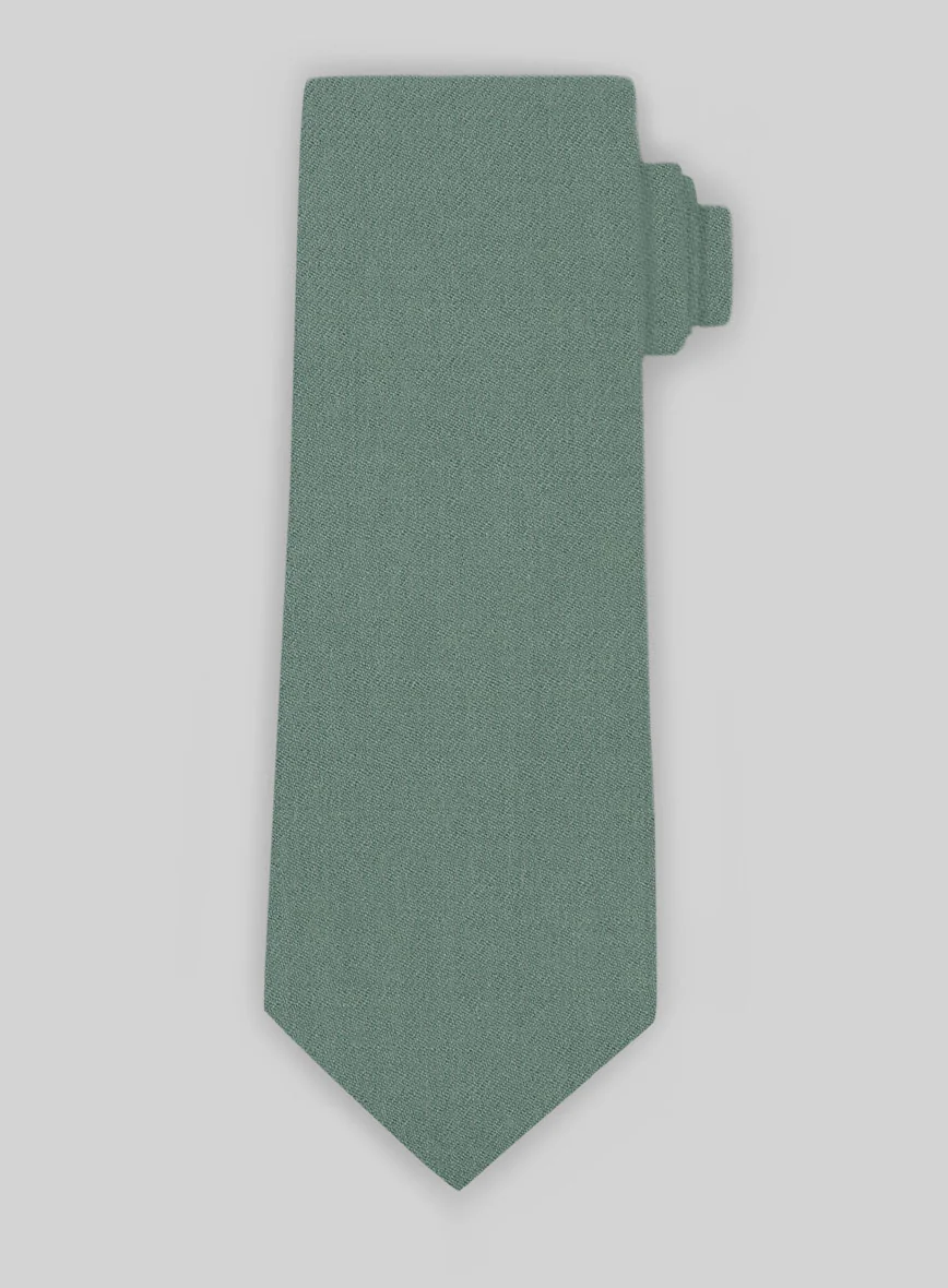 Tweed Tie - Naples Muted Green