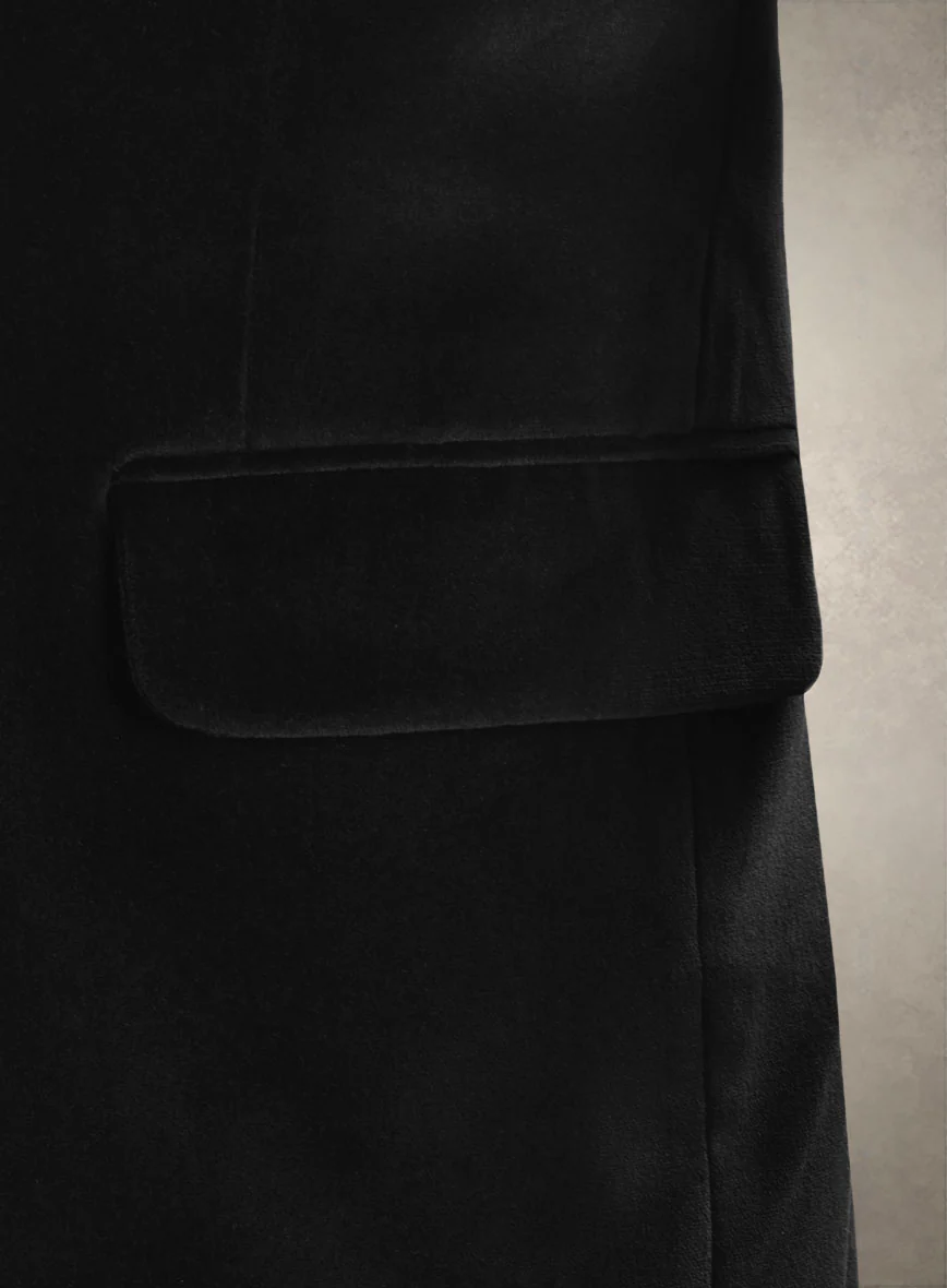 Unicorn Embroidery Velvet Blazer - Image 4