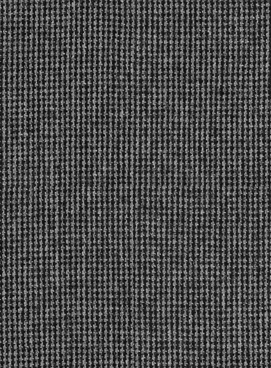 Vintage Gray Macro Weave Tweed Suit - Image 8