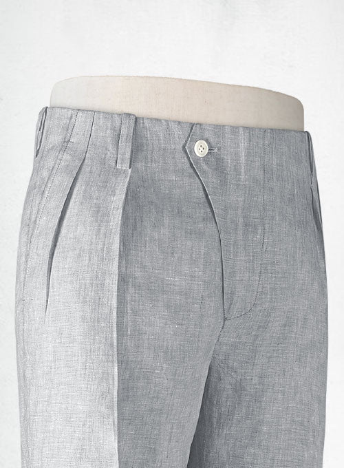 Vintage Manny Linen Trousers - Image 5