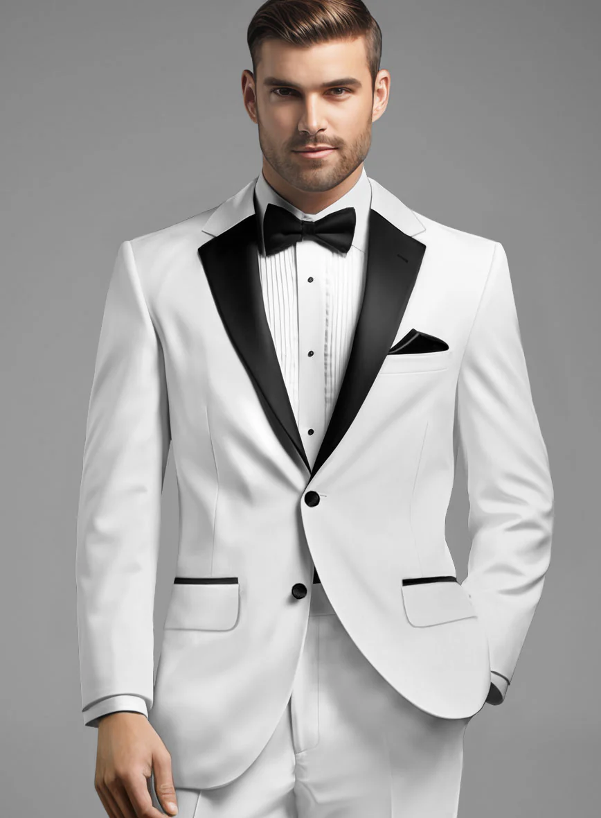 White Tuxedo Jacket - Image 2