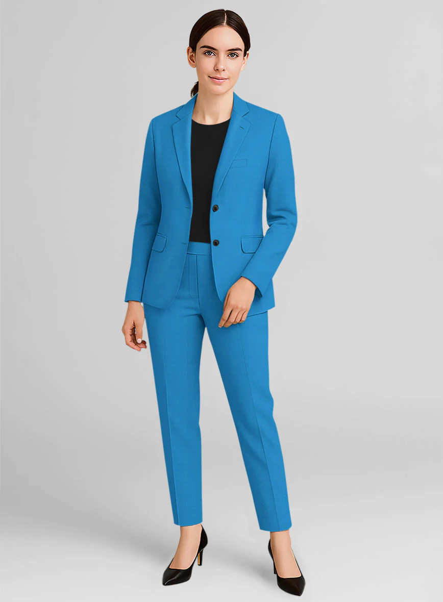 Women's Azure Napoli Stretch Light Weight Cotton Suit