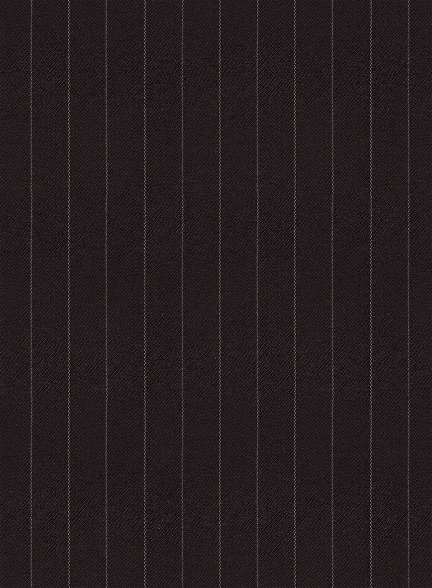 Women's Brown Pinstripe Jacket - Image 2