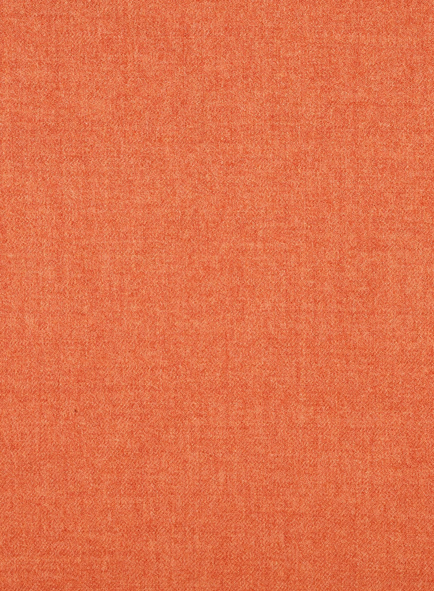 Women's Naples Spring Orange Tweed Pants - Image 2