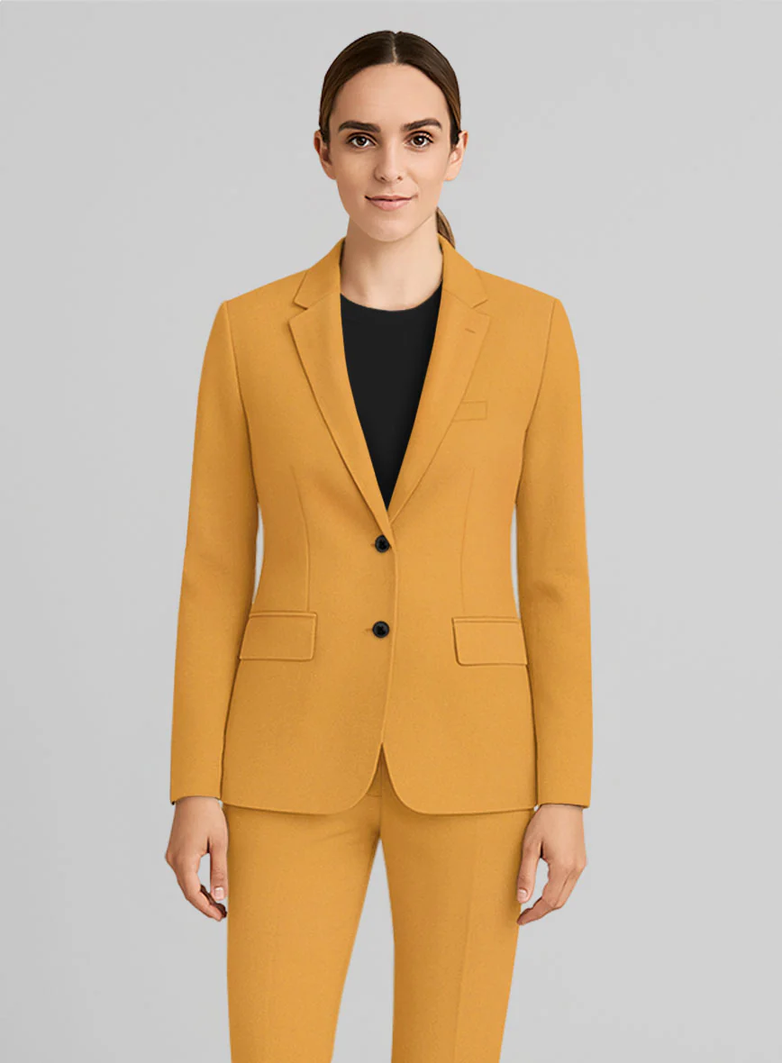 Women's Ochre Napoli Stretch Light Weight Cotton Jacket