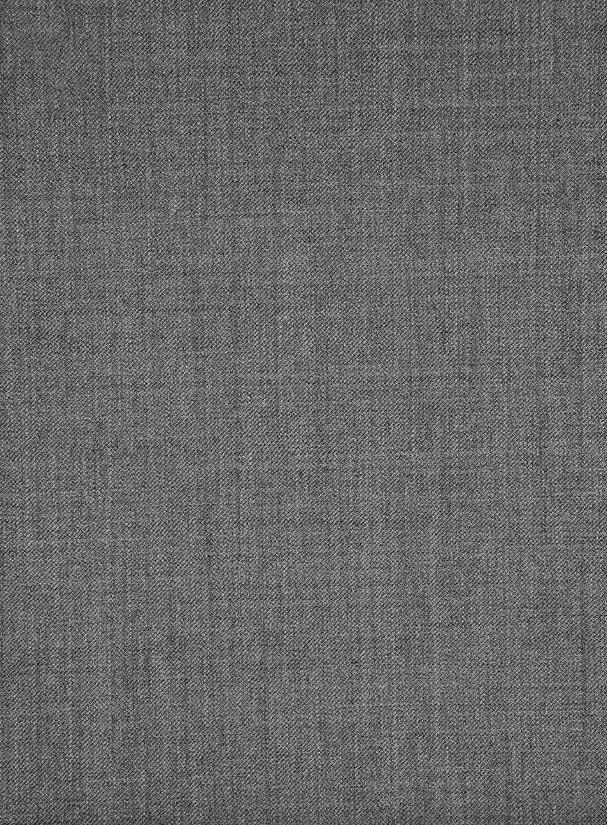 Worsted Mid Charcoal Wool Pants - Image 3