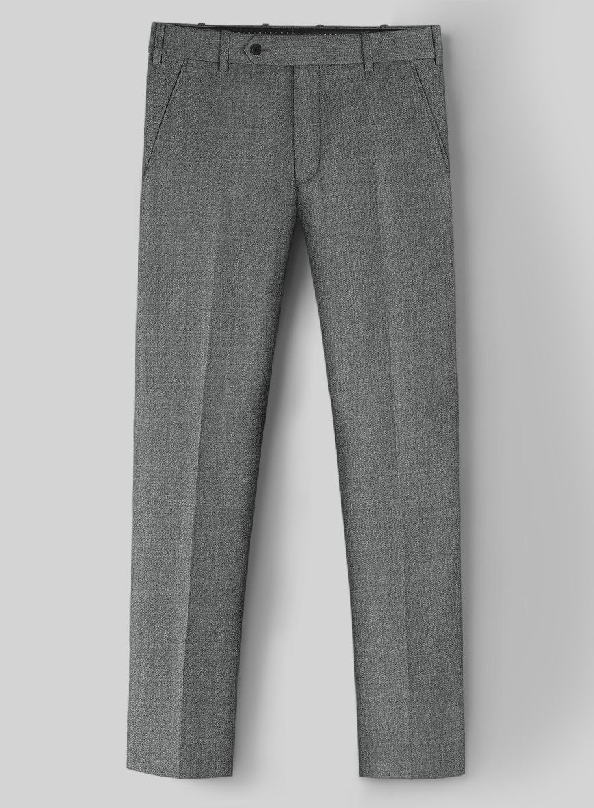 Worsted Mid Charcoal Wool Suit - Image 5