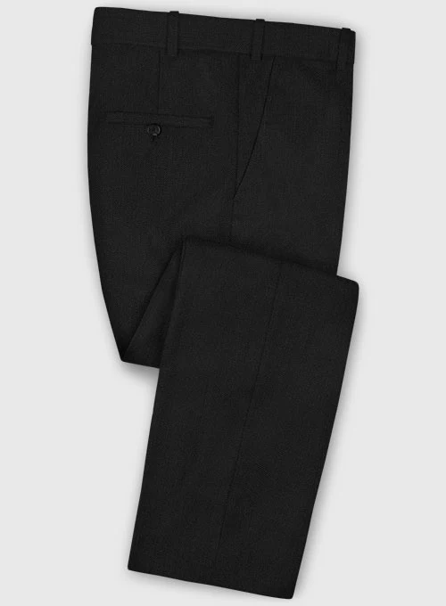 Lanificio Zegna Traveller Black Wool Pants