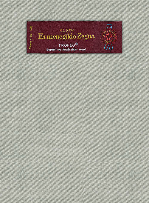 Lanificio Zegna Trofeo Light Gray Wool Pants - Image 2